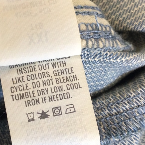 Aerie lightweight cotton blue/white conductor stripe wide leg overalls Plus XXL - Picture 12 of 12